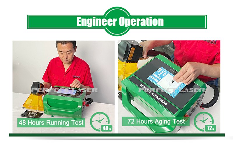 20w 30w Handheld Portable Small Metal Fiber Laser Marking